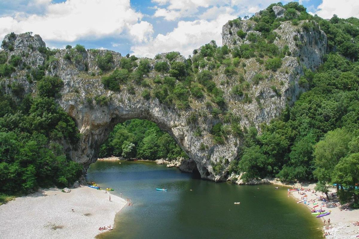 Charmante Bastide A Vallon Pont D'Arc Buitenkant foto